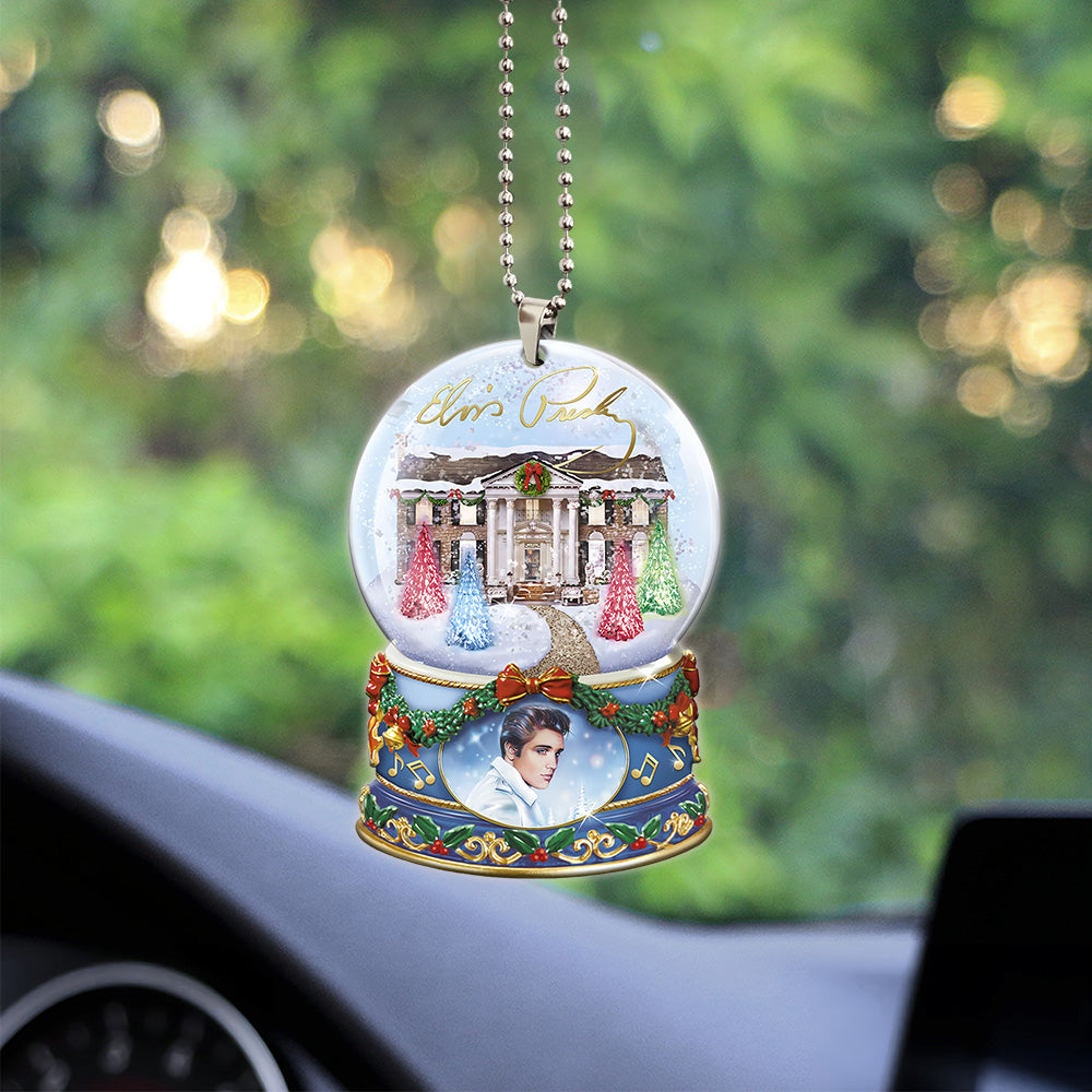 Elvis Presley Custom Shape 2-sided Acrylic Car Ornament – TANTN 4016