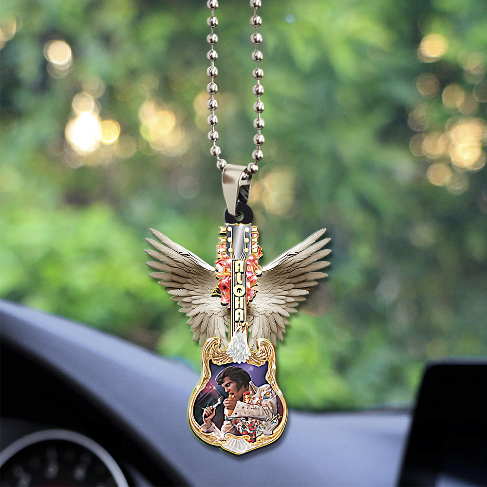 Elvis Presley Custom Shape 2-sided Acrylic Car Ornament – TANTN 8144