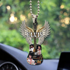Elvis Presley Custom Shape 2-sided Acrylic Car Ornament – TANTN 9011