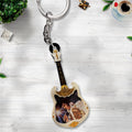 Elvis Presley Custom Shape 2-sided Keychain – GNE 3708