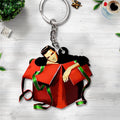 Elvis Presley Custom Shape 2-sided Keychain – GNE 3710
