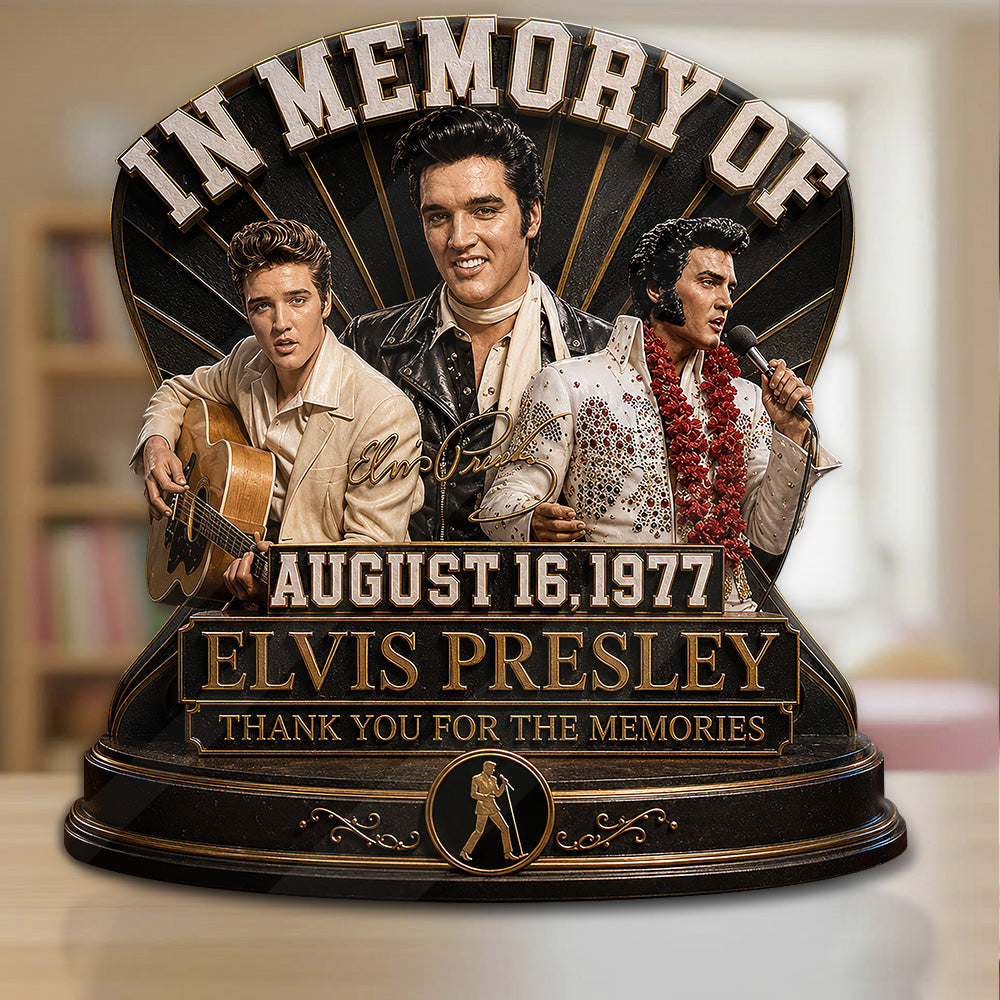 Elvis Presley Custom Shape Acrylic Plaque – GNE6787