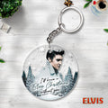Elvis Presley Custom Shape 1-sided Keychain – TANTN 3739