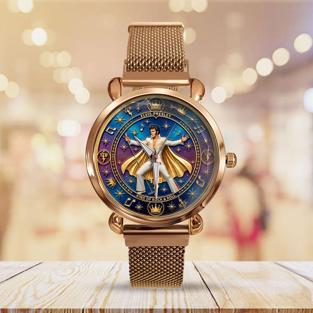 Elvis Presley Mesh Strap Quartz Watch – TMTHU4422