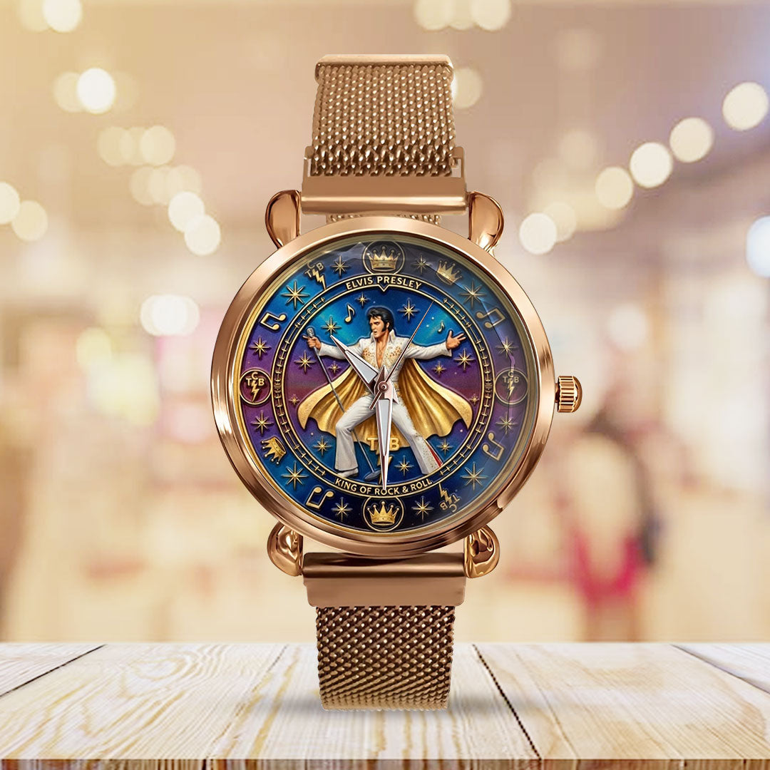 Elvis Presley Mesh Strap Quartz Watch – TMTHU4422
