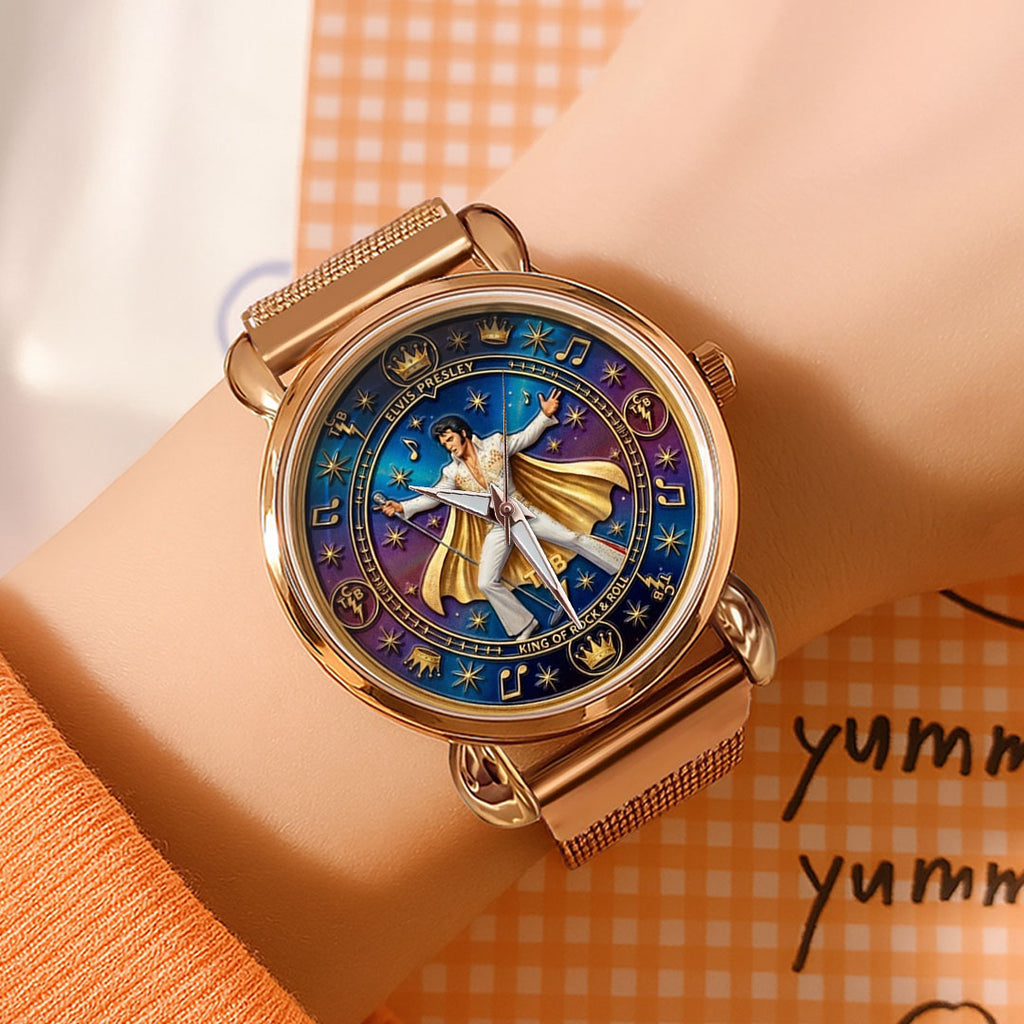 Elvis Presley Mesh Strap Quartz Watch – TMTHU4422