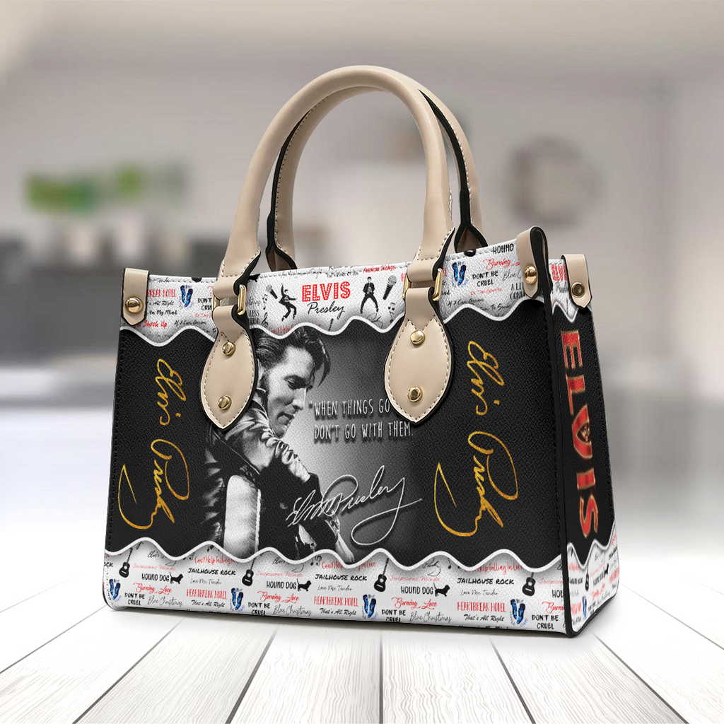 Elvis Presley Leather HandBag 2- HOATT 1175