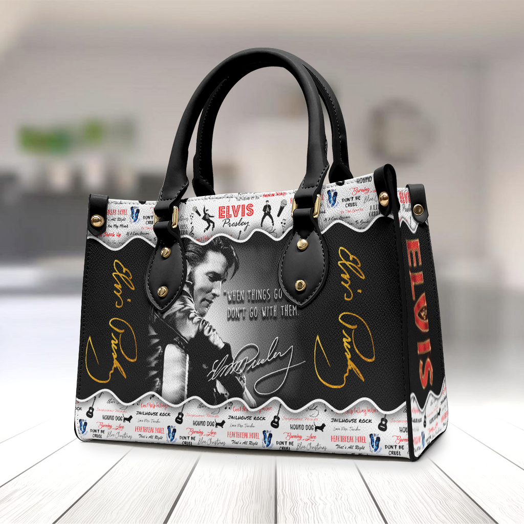 Elvis Presley Leather HandBag 2- HOATT 1175