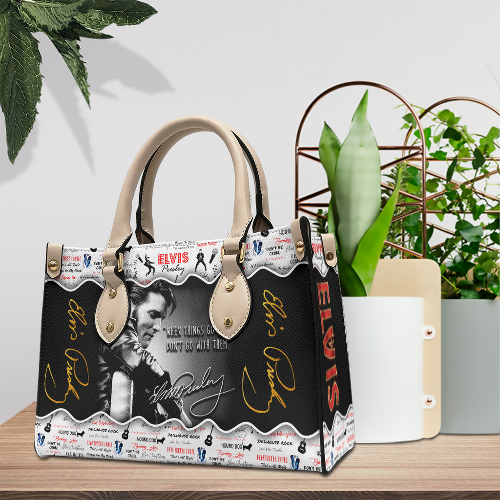 Elvis Presley Leather HandBag 2- HOATT 1175