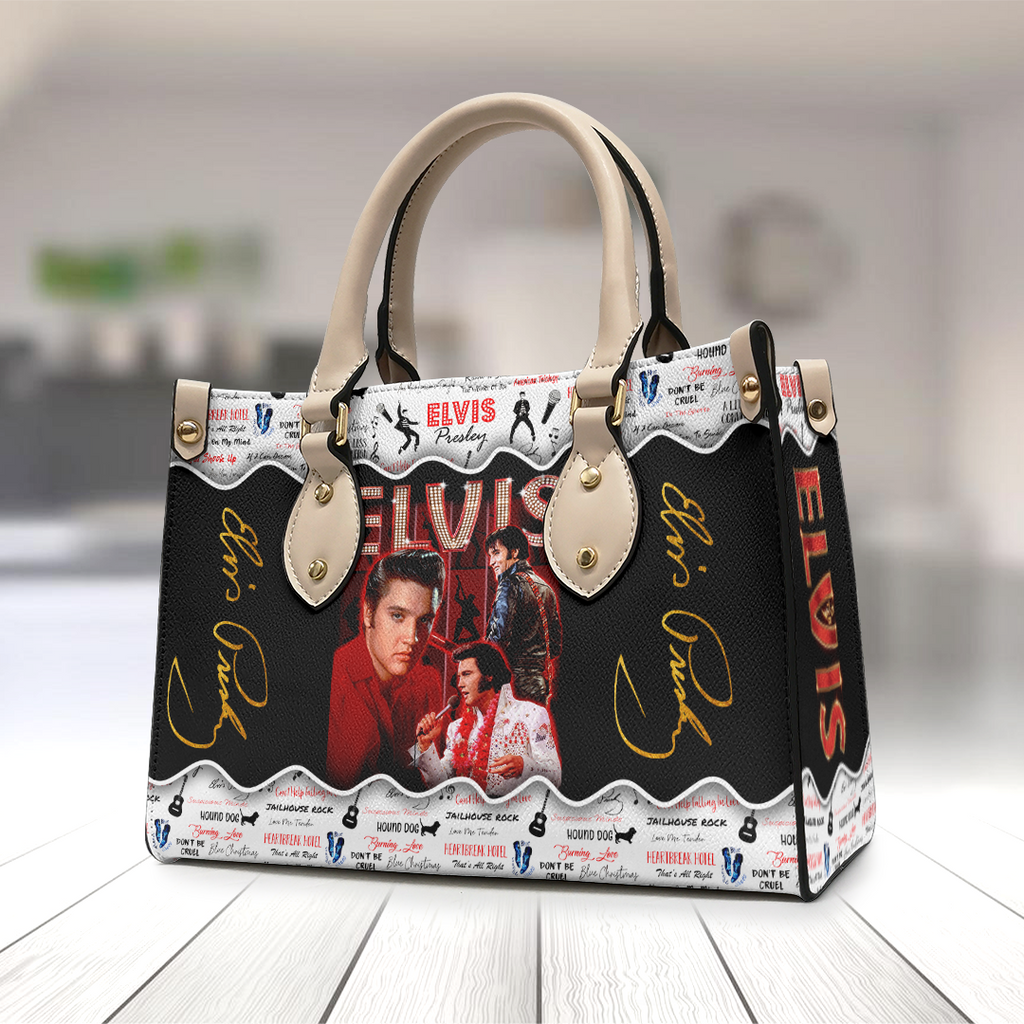 Elvis Presley Leather HandBag 3- HOATT 1175