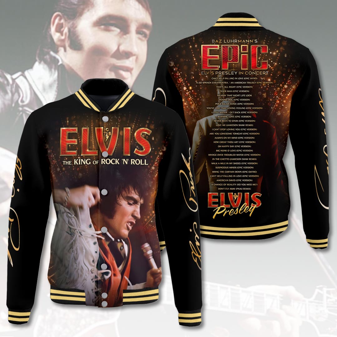 Elvis Presley Varsity Jacket – HOATT16893