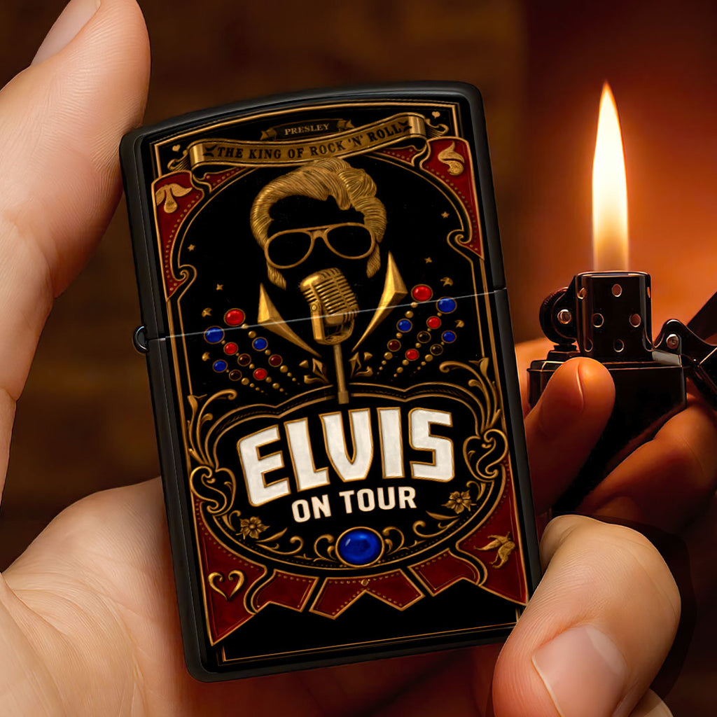 Elvis Presley Zippo Lighter Case (No Insert) – TMTHU3090