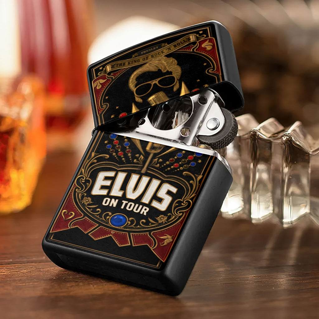 Elvis Presley Zippo Lighter Case (No Insert) – TMTHU3090