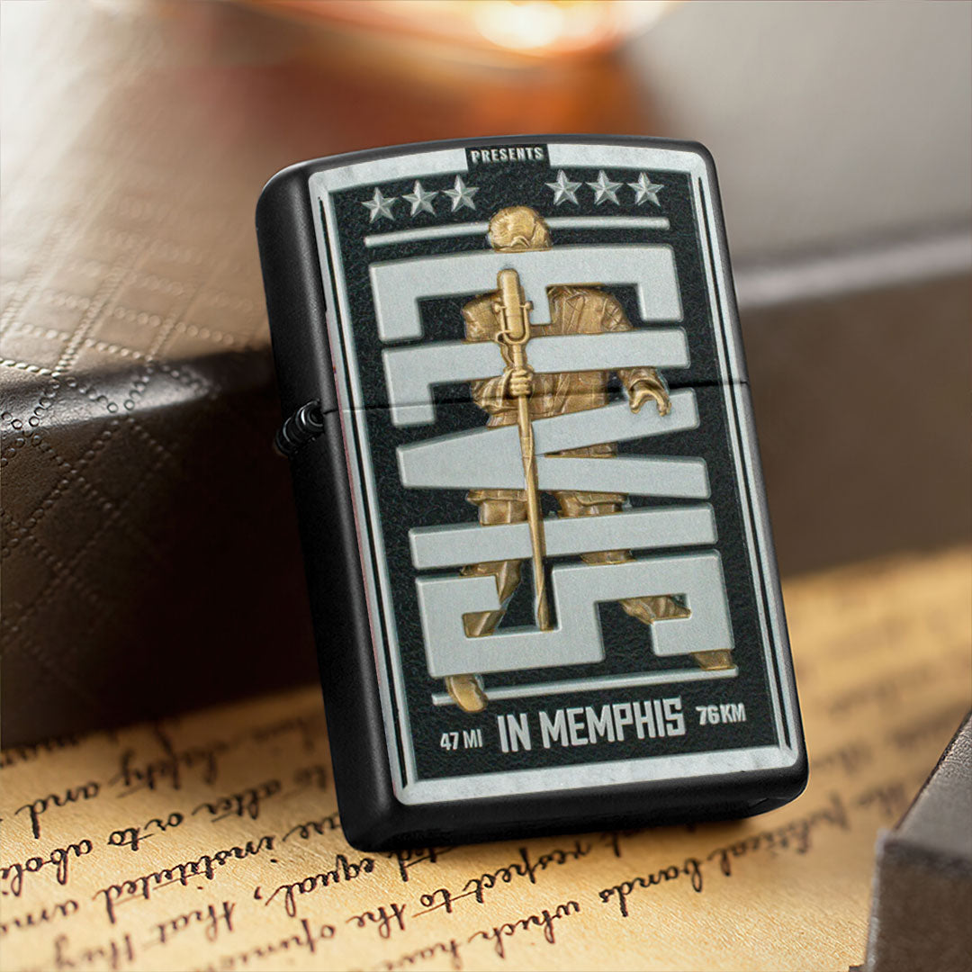 Elvis Presley Zippo Lighter Case (No Insert) – TMTHU3089