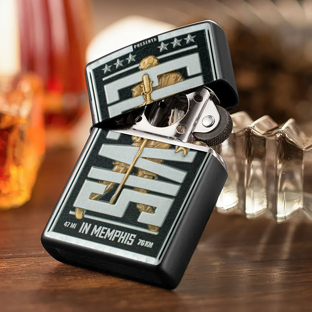 Elvis Presley Zippo Lighter Case (No Insert) – TMTHU3089