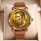 Elvis Presley Mesh Strap Quartz Watch – HOATT16494