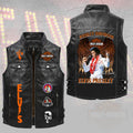 Elvis Presley Premium 2D Sleeveless Leather Vest – HOATT18765