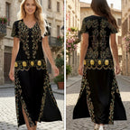Elvis Presley Short Sleeve Maxi Dress – HOATT20925