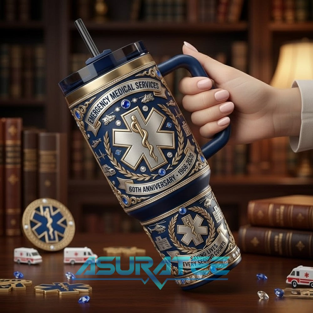 Emergency Medical Services 60th Anniversary Special YETI Tumbler