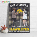 End Of An Era Caitlyn Clark Iowa Hawkeyes Poster Canvas Art
