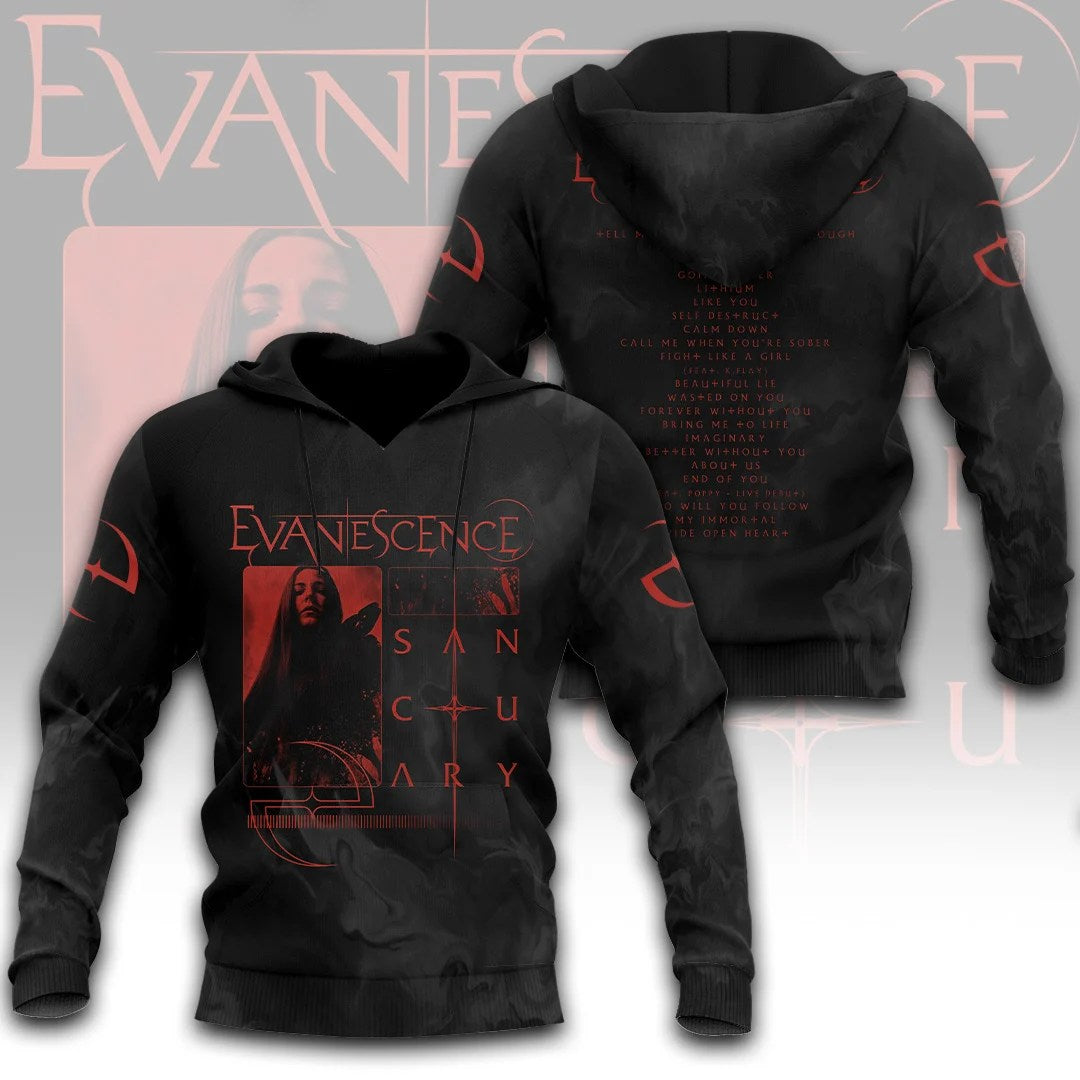 Evanescence Tour 2026 3D Apparel – TANTN25523