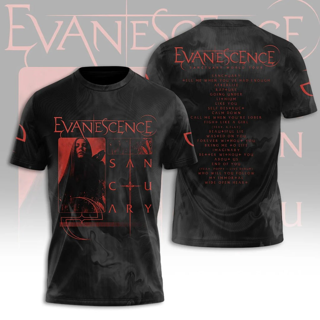 Evanescence Tour 2026 3D Apparel – TANTN25523