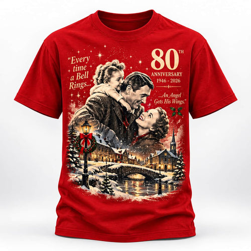 Everytime A Bell Rings An Angel Gets His Wings 80th Anniversary Shirt