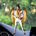 Elvis Presley Custom Shape 2-sided Acrylic Car Ornament – HOATT 6949