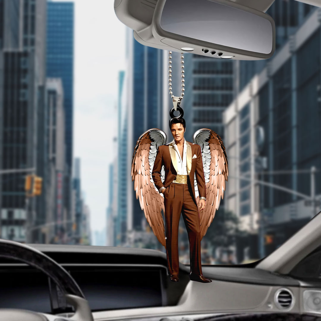 Elvis Presley Custom Shape 2-sided Acrylic Car Ornament – HOATT 6963