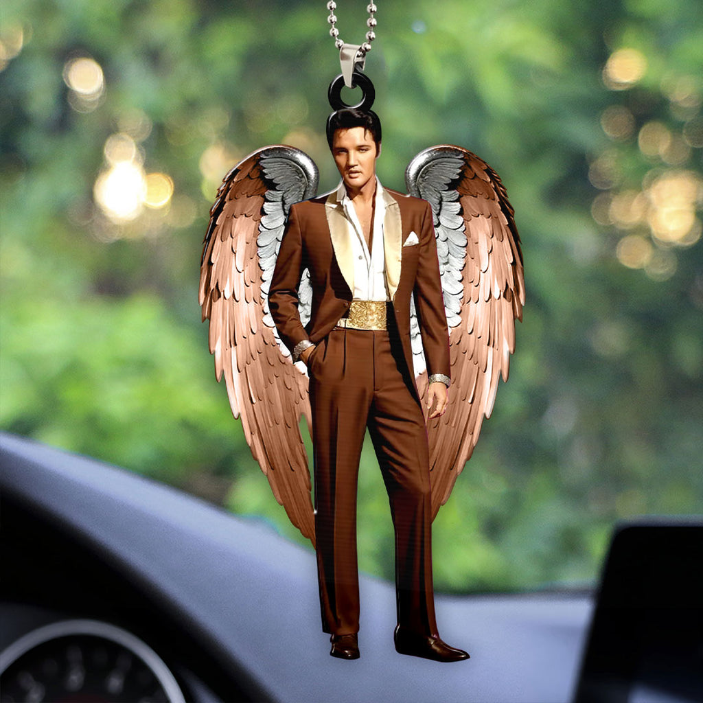 Elvis Presley Custom Shape 2-sided Acrylic Car Ornament – HOATT 6963