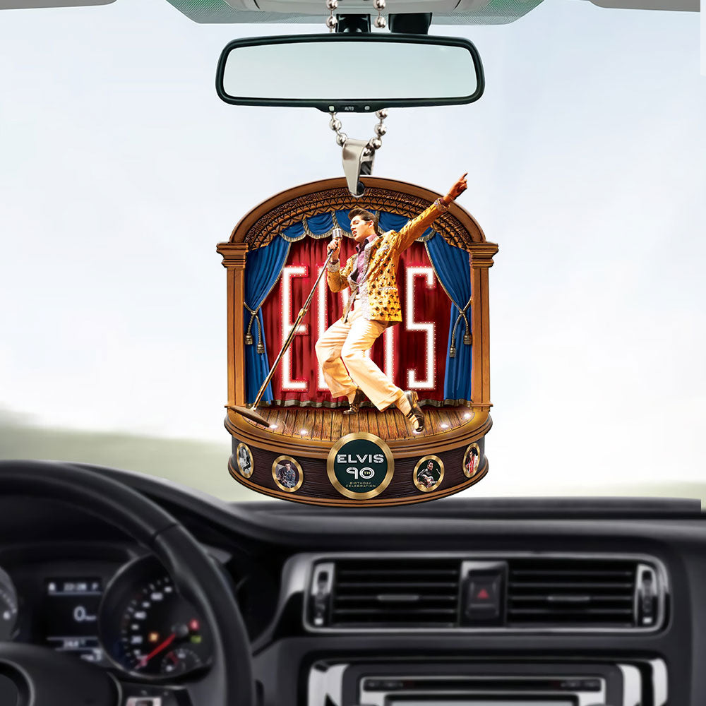 Elvis Presley Custom Shape 1-sided Acrylic Car Ornament – MAITM 9281