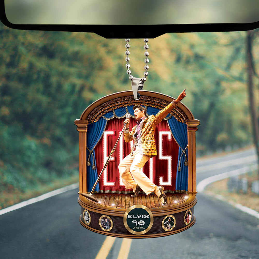 Elvis Presley Custom Shape 1-sided Acrylic Car Ornament – MAITM 9281