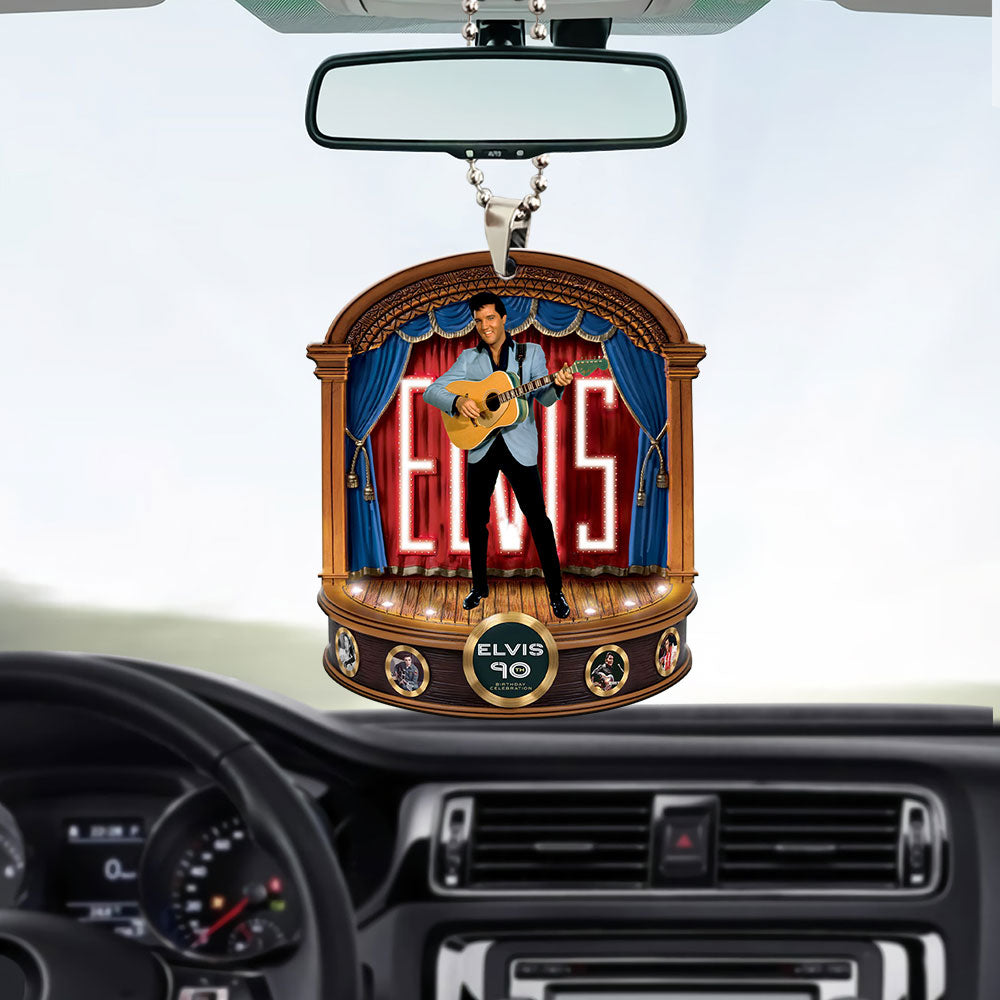 Elvis Presley Custom Shape 2-sided Acrylic Car Ornament – MAITM 9282
