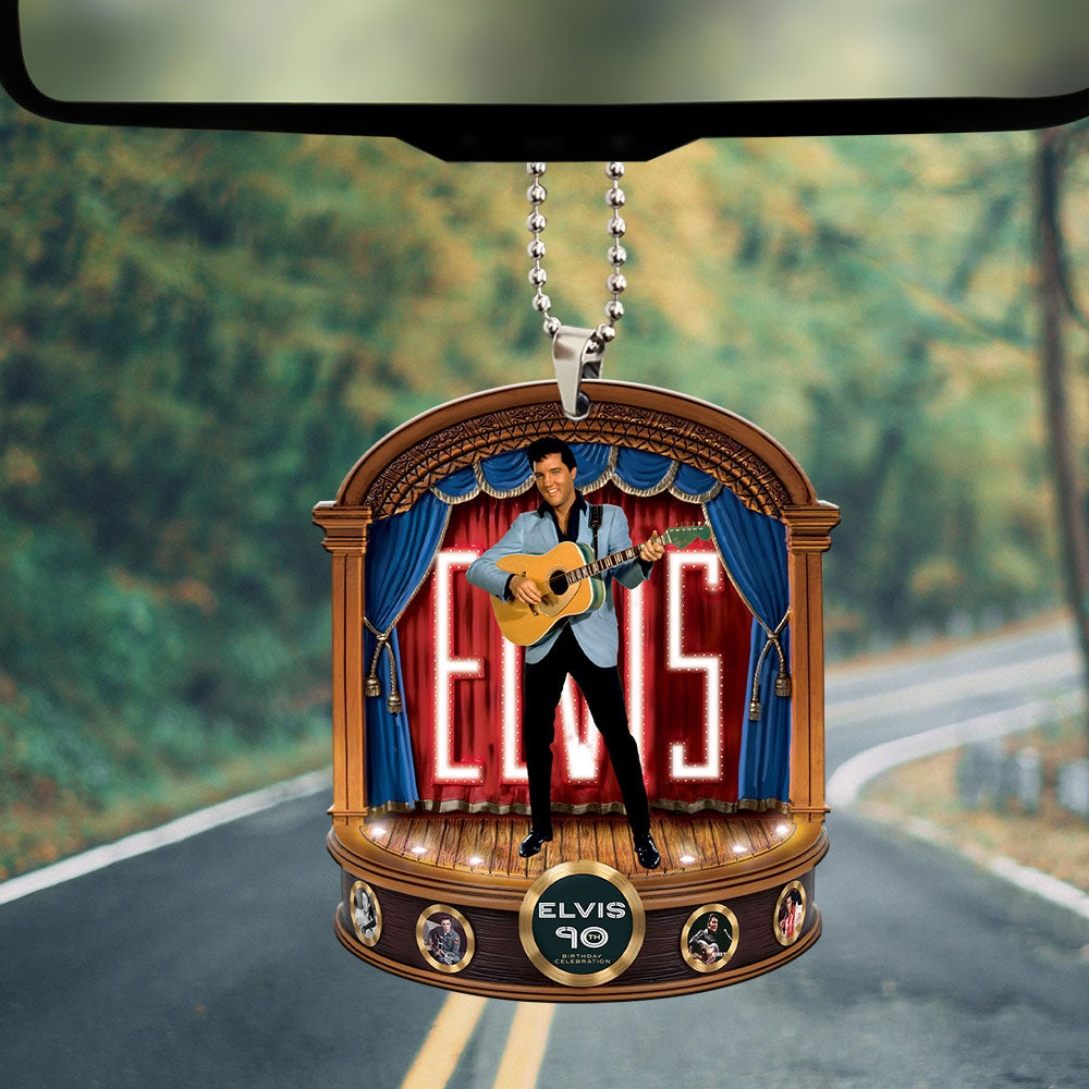 Elvis Presley Custom Shape 2-sided Acrylic Car Ornament – MAITM 9282