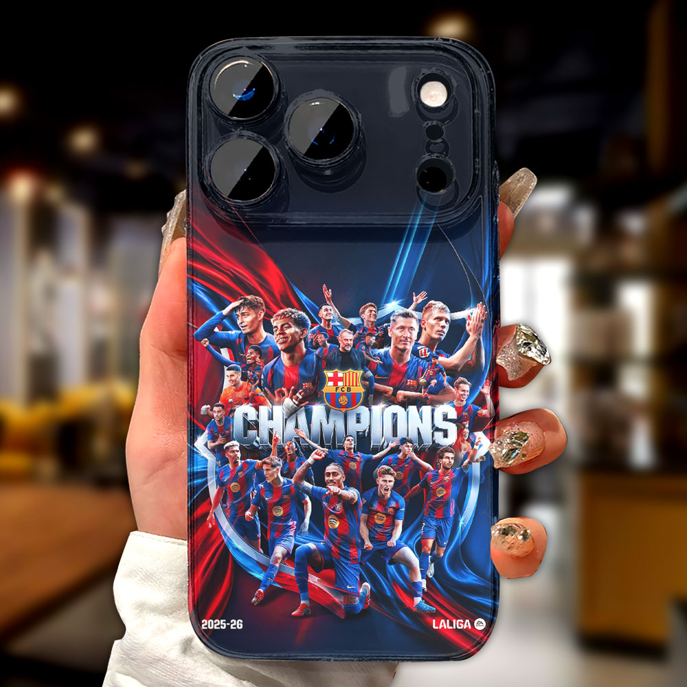 FC Barcelona LaLiga Winners 25/26 Phone Case – TMTHU6019