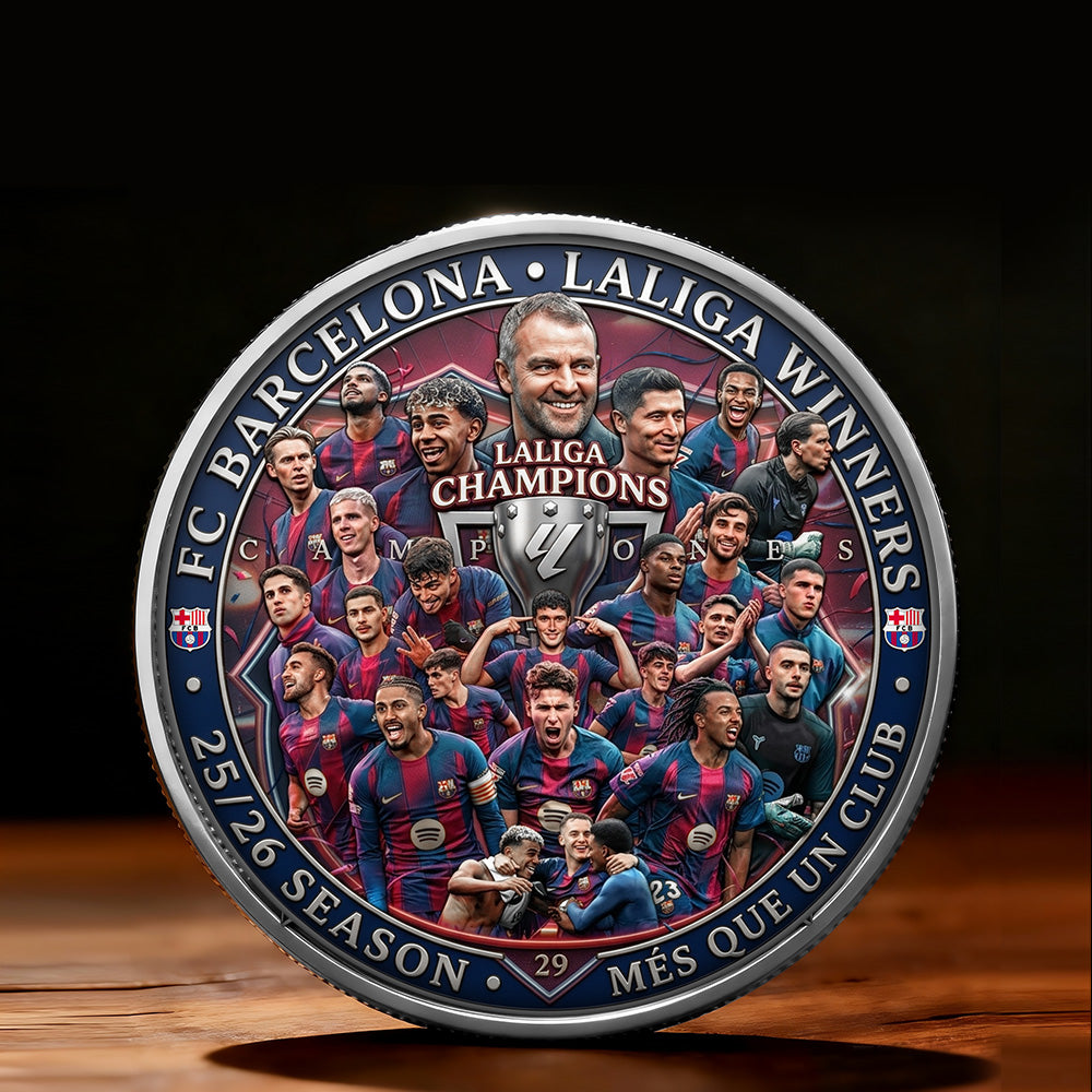 FC Barcelona LaLiga Winners 25/26 Commemorative Coin – TMTHU6058