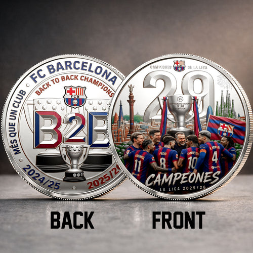 FC Barcelona LaLiga Winners 25/26 Commemorative Coin – TMTHU6034