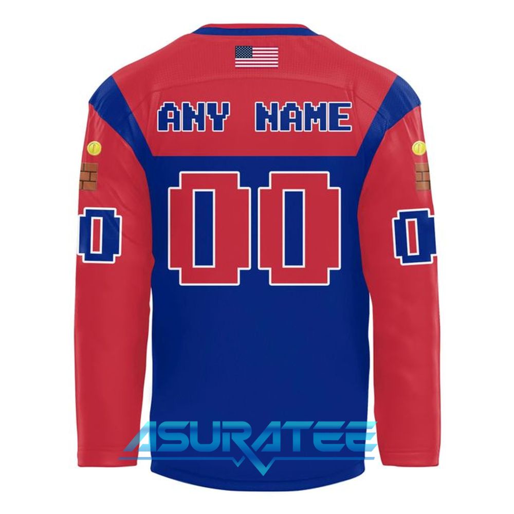 Fayetteville Marksmen x Super Mario 2025 Special Hockey Jersey