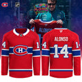 Fernando Alonso F1 x Montreal Canadiens 14 Hockey Jersey