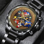 Sonic the Hedgehog 35th Anniversary Black Stainless Steel Watch – TMTHU7099