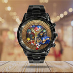 Sonic the Hedgehog 35th Anniversary Black Stainless Steel Watch – TMTHU7099