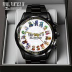 Final Fantasy IV 35th Anniversary Black Stainless Steel Watch - GNE7868