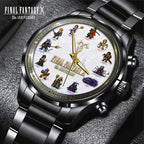 Final Fantasy X 25th Anniversary Black Stainless Steel Watch - GNE7950