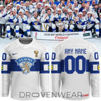 Finland 2026 World Champion Custom Ice Hockey Jersey