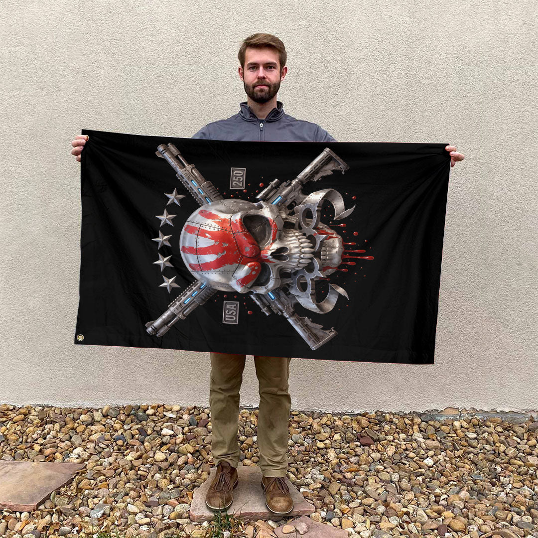 Five Finger Death Punch 3D Double-side House Flag – GNE8072