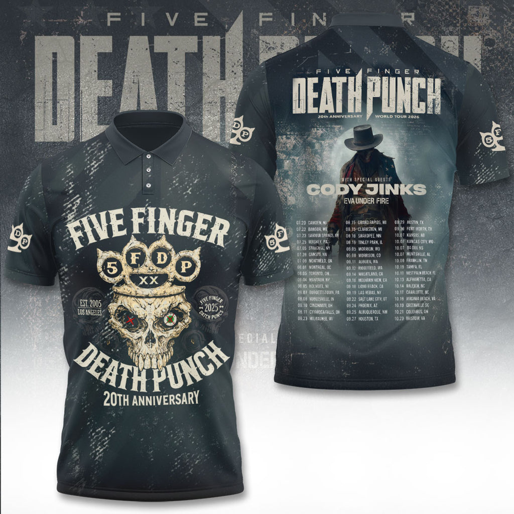 Five Finger Death Punch Tour 2026 3D Apparel – TANTN20325