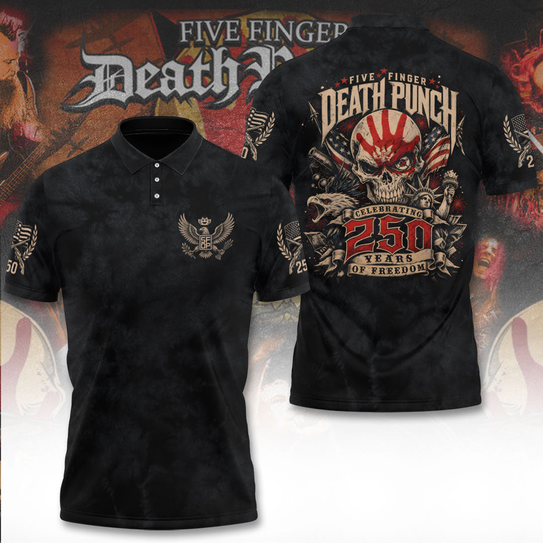 Five Finger Death Punch 250th Years of Freedom 3D Apparel – GNE8071