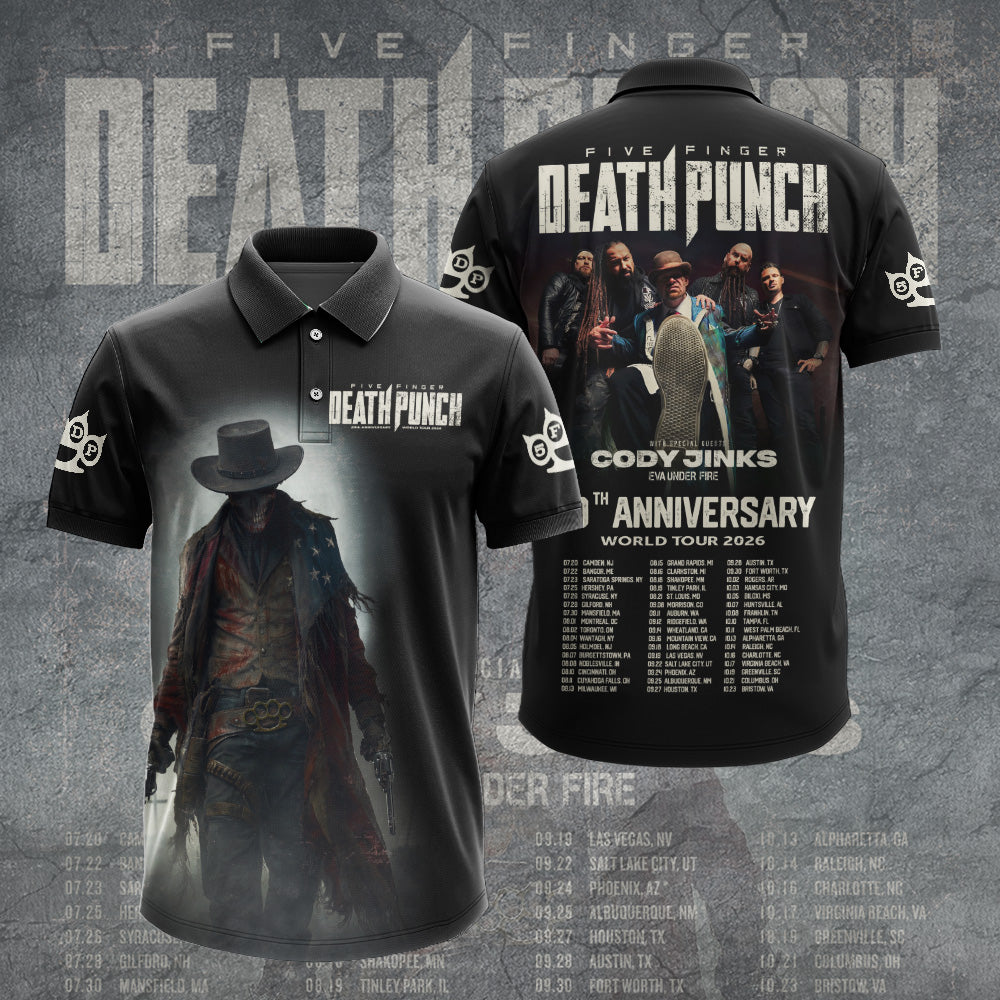 Five Finger Death Punch Tour 2026 3D Apparel – GNE4853