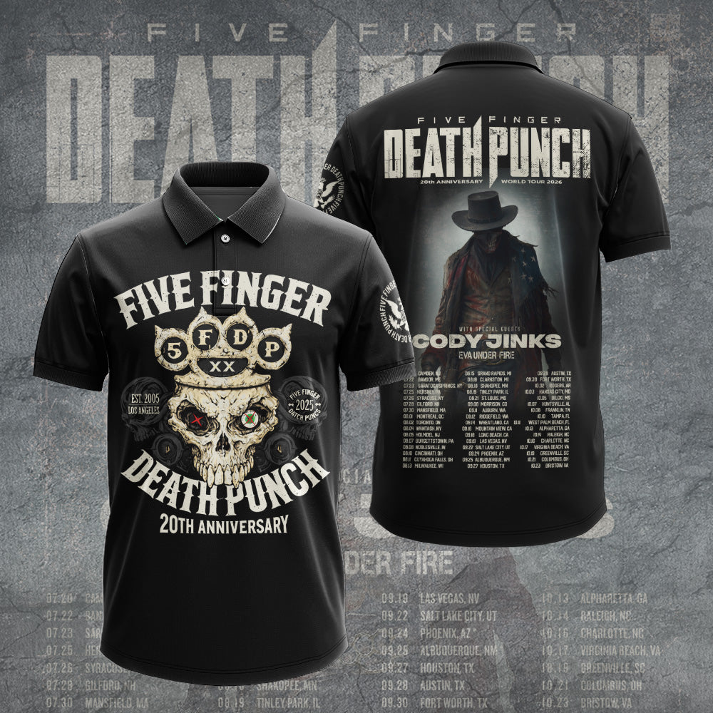 Five Finger Death Punch Tour 2026 3D Apparel – TANTN20302