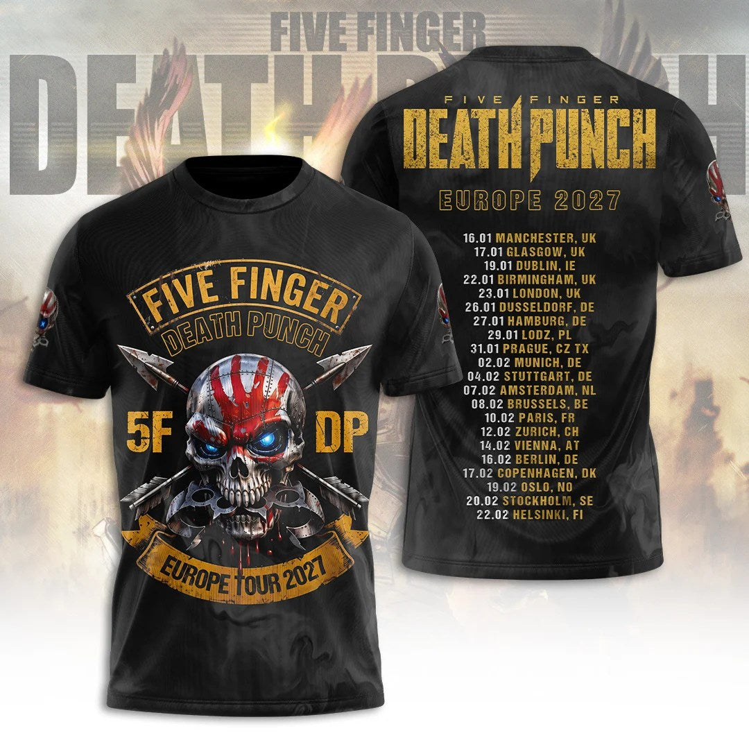 Five Finger Death Punch Tour 2027 3D Apparel – TANTN25055